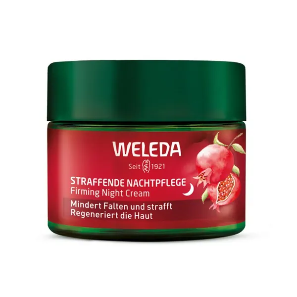 Krema za lice WELEDA Noćna učvršćujuća krema, nar i peptidi make, 40ml