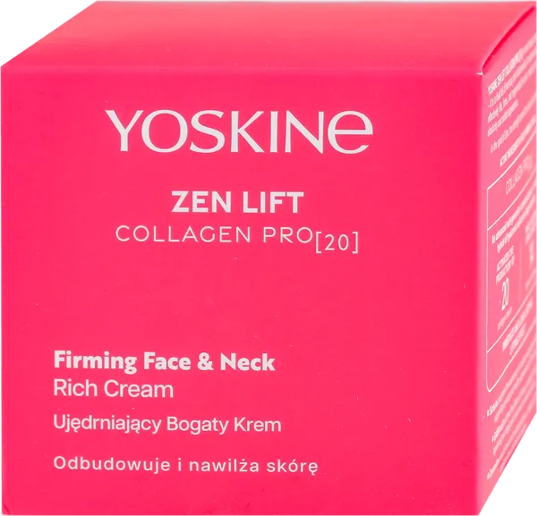 Krema za lice YOSKINE zen lift collagen pro 20 Firming bogata za lice i vrat, 50 ml