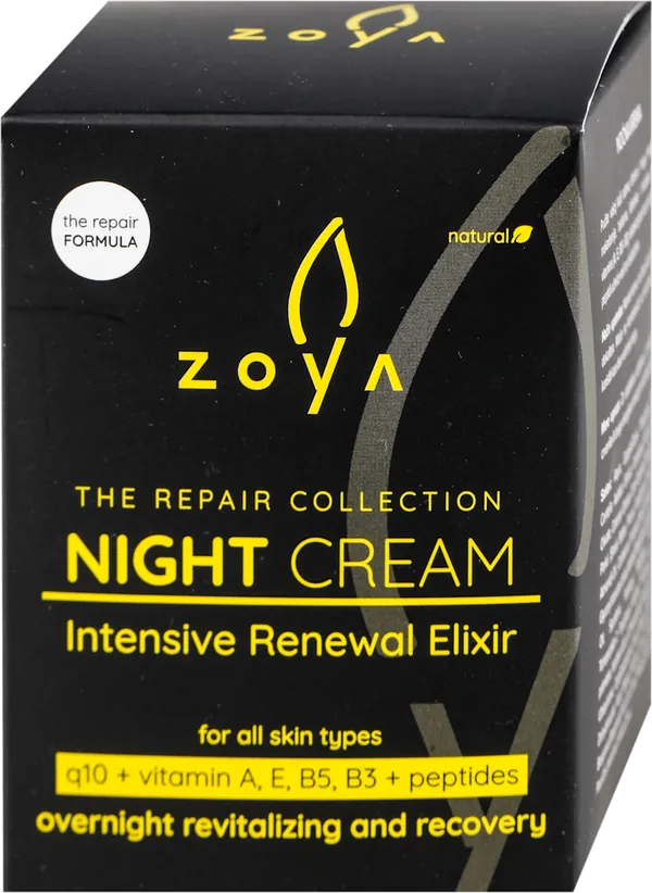 Krema za lice ZOYA the repair collection noćna Intensive Renewal Elixir, 50 ml