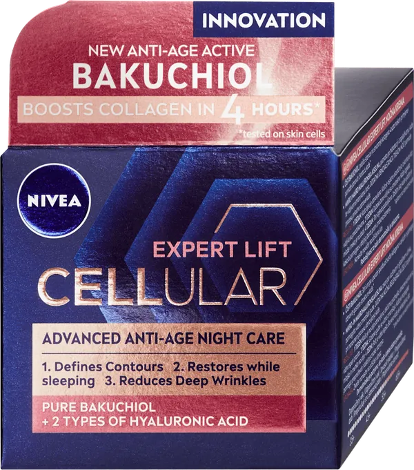 Krema za negu lica NIVEA CELLULAR EXPERT LIFT - noćna krema, 50 ml