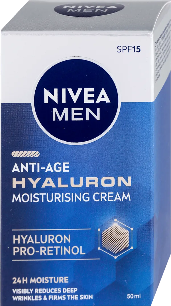 Krema za negu lica NIVEA MEN Anti age hyaluron SPF15 50ml