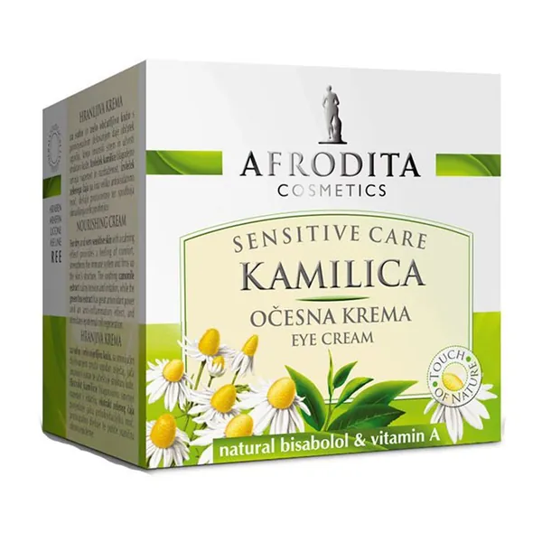 Krema za negu predela oko očiju AFRODITA Kamilica Sensitive protiv bora 15 ml
