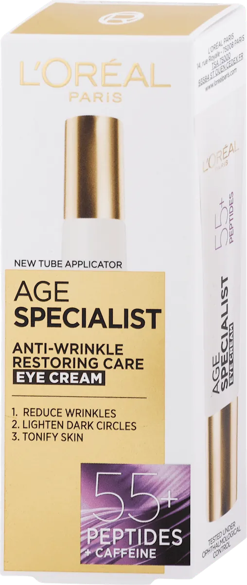 Krema za negu predela oko očiju LOREAL PARIS Age Specialist 55+ krema15ml