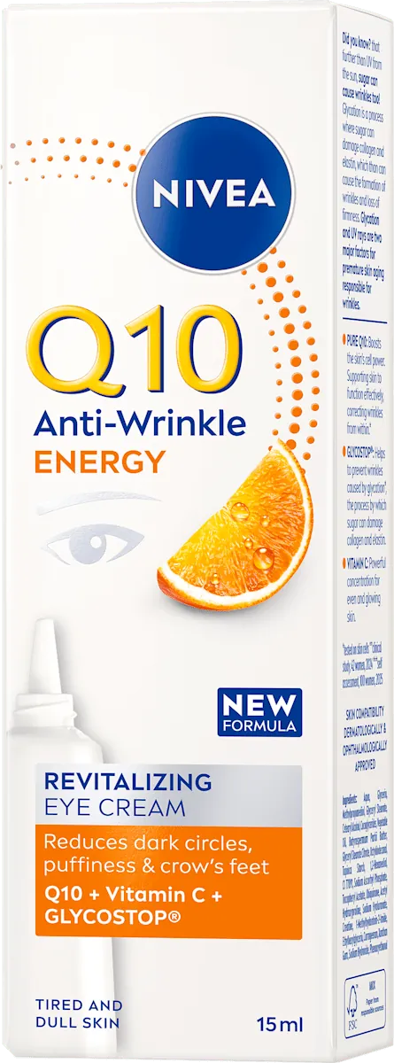 Krema za negu predela oko očiju NIVEA Q10 Energy Fresh Look 15ml