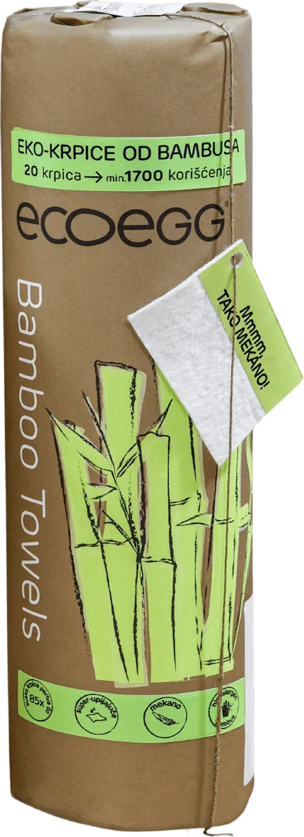 Krpa ECOEGG eko krpice od bambusa 20kom