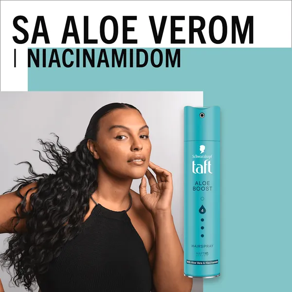 Lak za kosu TAFT Aloe boost 4 250ml