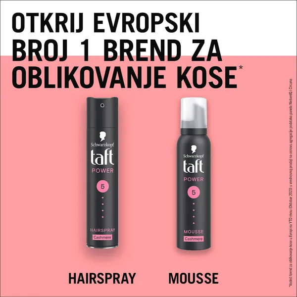 Lak za kosu TAFT Power Cashmere lak za mega učvršćivanje kose 250 ml
