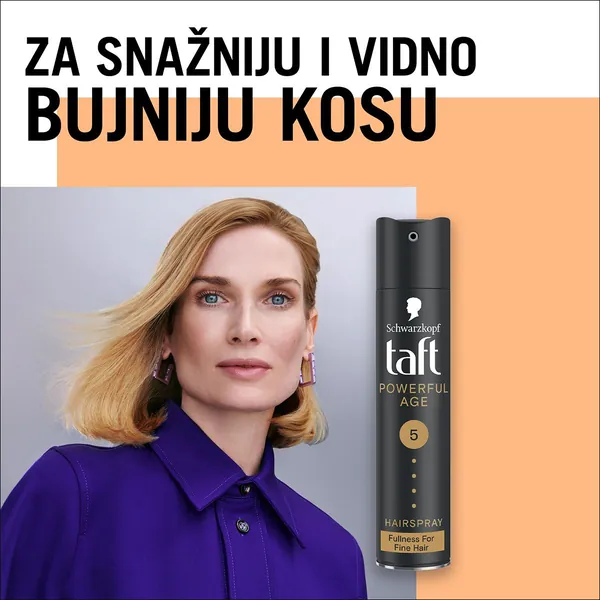 Lak za kosu TAFT Power&Fullness 250ml
