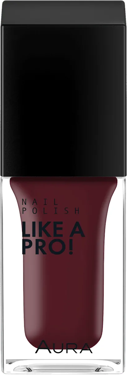 Lak za nokte AURA Like a PRO! 121 Dark plum red, 9,5 ml