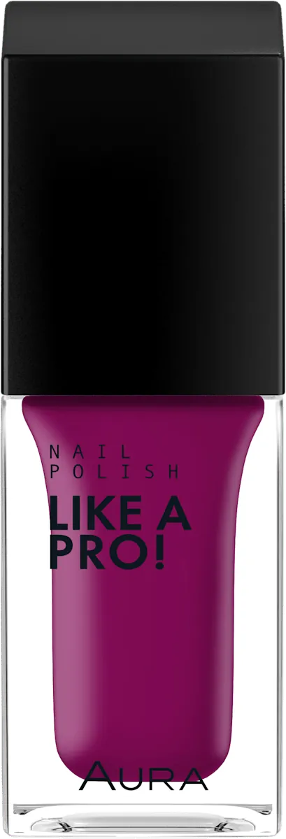 Lak za nokte AURA Like a PRO! 124 Purple red, 9,5 ml
