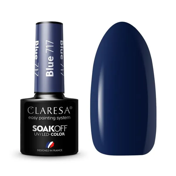 Lak za nokte CLARESA trajni uv/led blue 717 5g