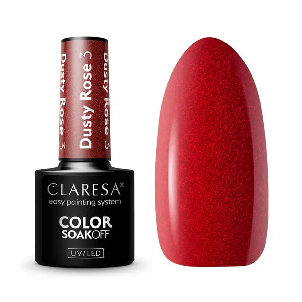 Lak za nokte CLARESA trajni uv/led Dusty Rose 3 5g