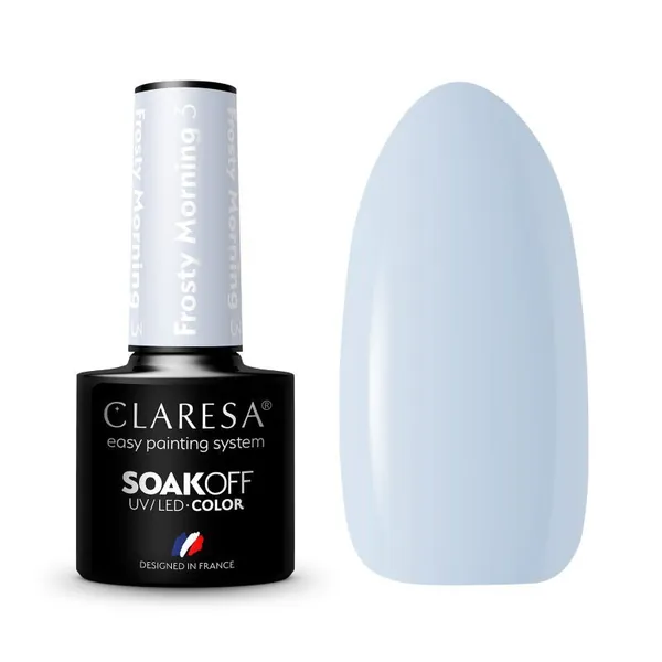 Lak za nokte CLARESA trajni uv/led frosty morning 3 5g