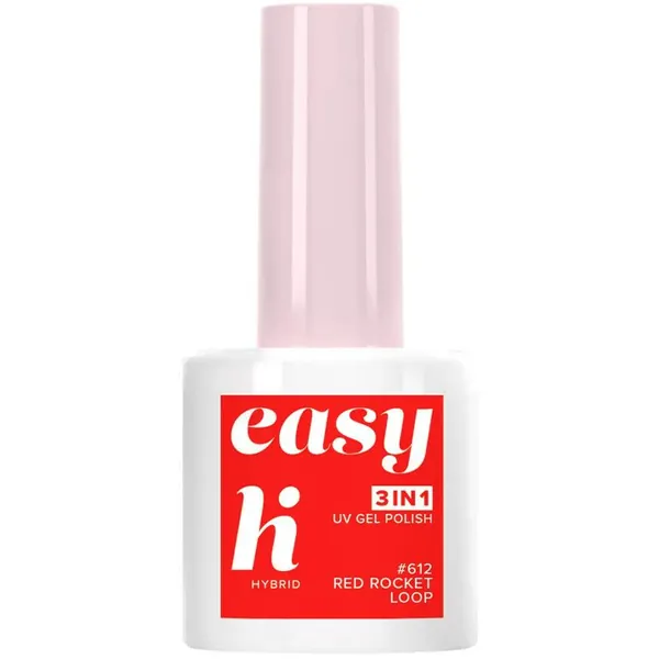 Lak za nokte HI HYBRID 3u1 UV gel lak â€“ red rocket Loop #612
