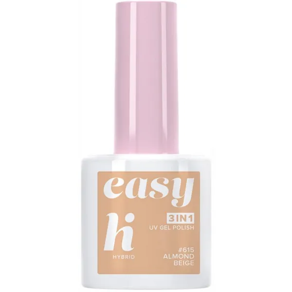 Lak za nokte HI HYBRID 3u1 UV lak - almond beige 5 ml #615