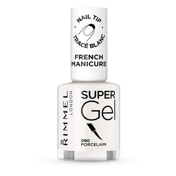 Lak za nokte RIMMEL super gel french nail tip PORCELAIN 090, 12ml