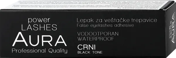 Lepak za veštačke trepavice AURA crni