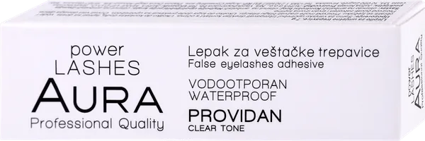 Lepak za veštačke trepavice AURA Power Lashes – prozirno, 1 kom