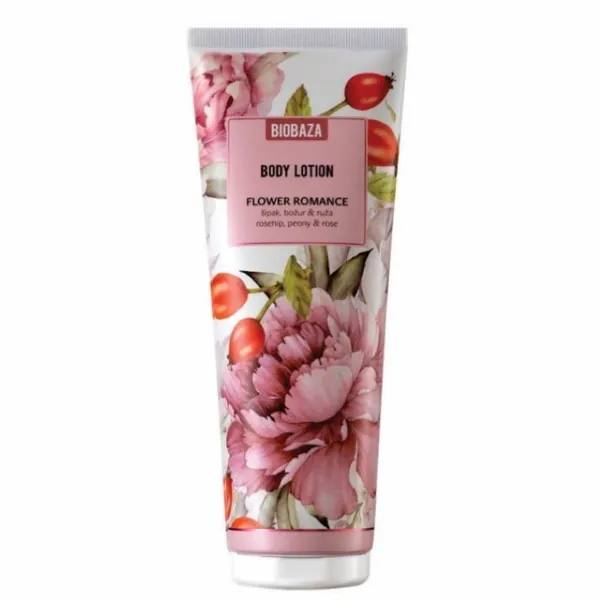 Losion za telo BIOBAZA Flower Romance šipak, bođur i ruža 250ml