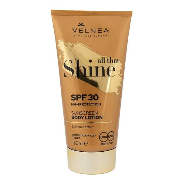 Losion za telo VELNEA sun sa šljokicama SPF30