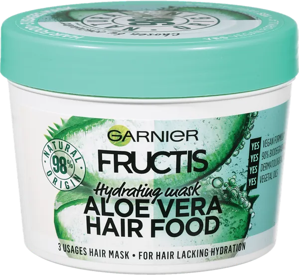 Maska za kosu GARNIER FRUCTIS Hair Food aloe vera kojoj nedostaje hidratacija 390 ml