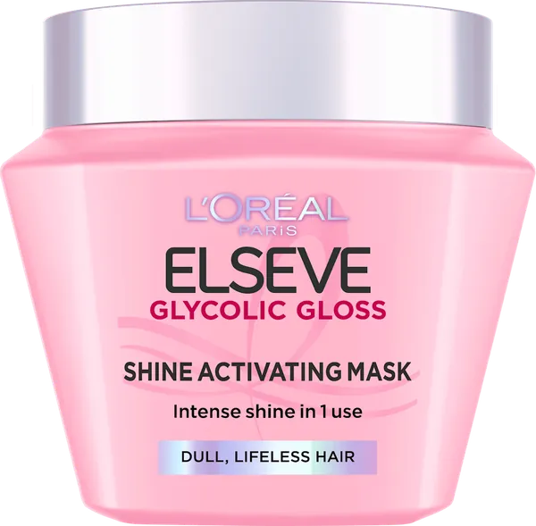 Maska za kosu L'OREAL PARIS ELSEVE Glycolic Gloss za beživotnu kosu bez sjaja 300ml