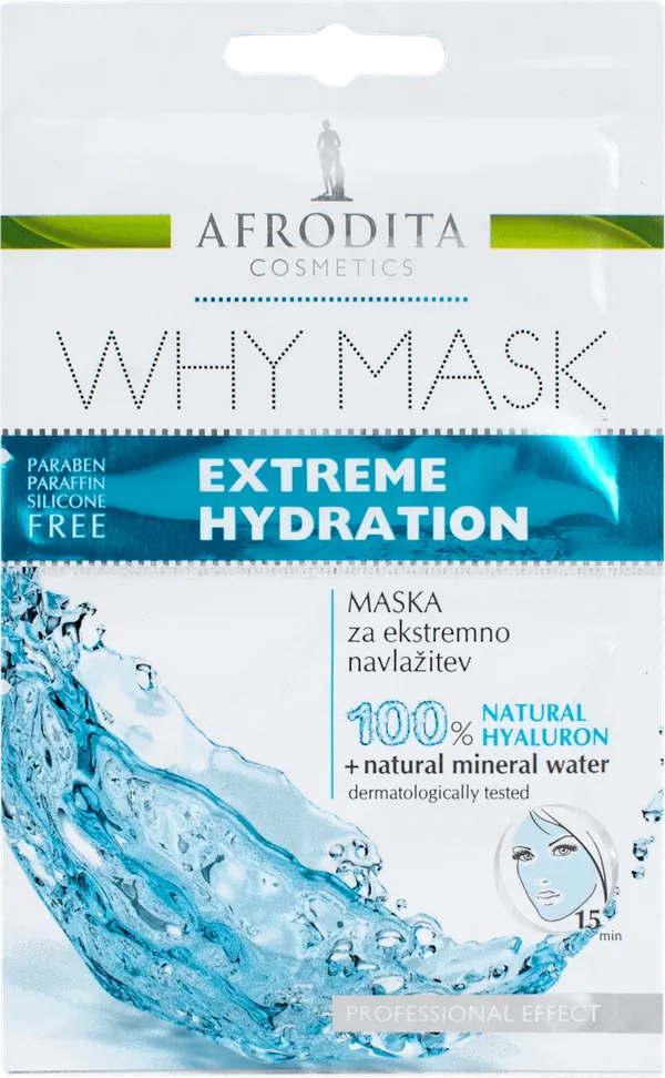 Maska za lice AFRODITA WHY Maska za ekstremnu hidrataciju 2x6 ml