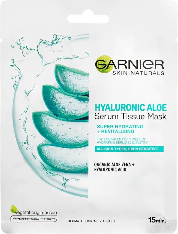 Maska za lice GARNIER SKIN NATURALS Hyaluronic Aloe 32g