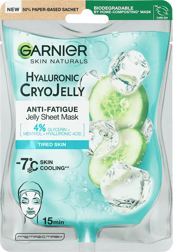 Maska za lice GARNIER SKIN NATURALS Hyaluronic CryoJelly 27g