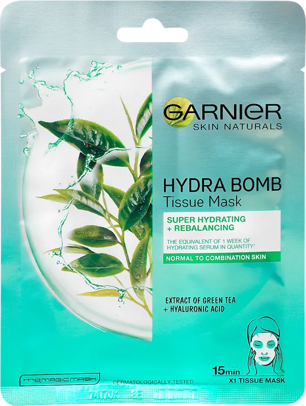 Maska za lice GARNIER SKIN NATURALS Hydra bomb 28g