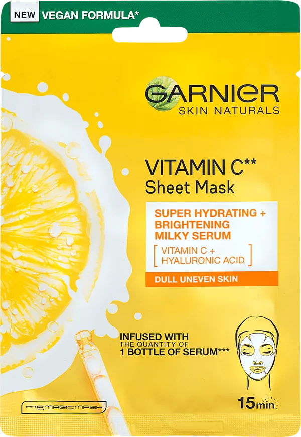 Maska za lice GARNIER SKIN NATURALS sa vitaminom C 28 g
