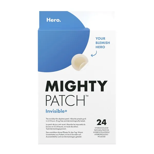 Maska za lice HERO Mighty Patch Invisible flaster za bubuljice, 24 komada