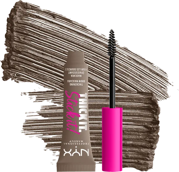 Maskara za obrve NYX PROFESSIONAL MAKEUP Thick It Stick It! Taupe