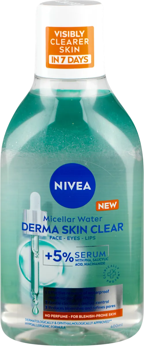 Micelarna voda NIVEA Derma Skin Clear 400ml