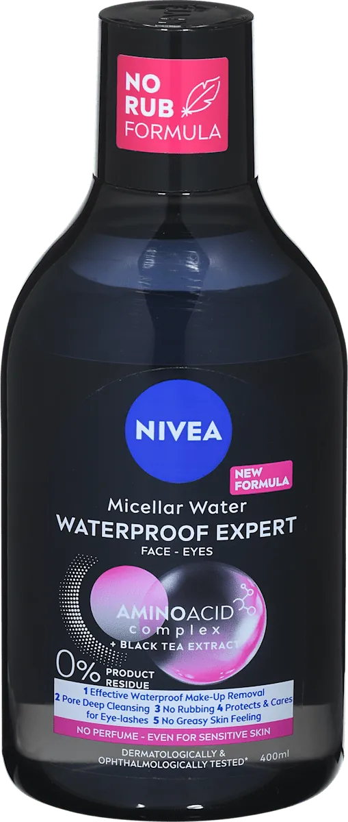 Micelarna voda NIVEA waterproof expert 400 ml