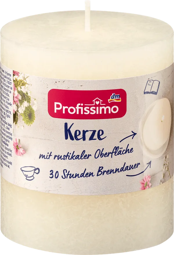 Mirisna sveća PROFISSIMO rustična slonova kost 80/68 1kom