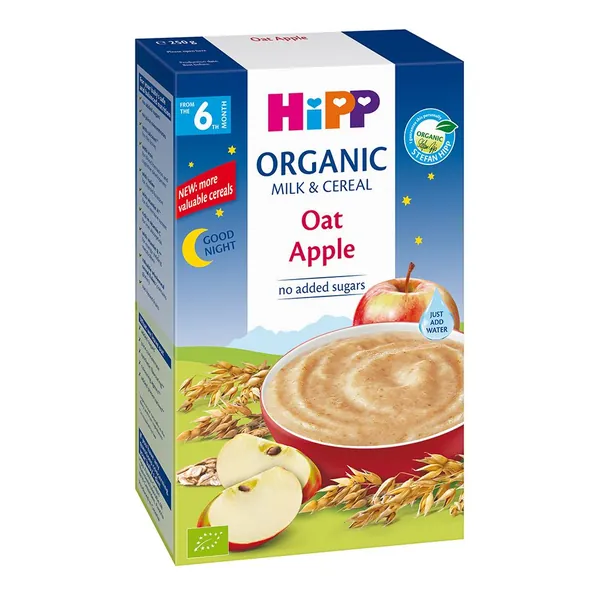 Mlečna kaša HIPP organic instant za laku noć ovas jabuka 250g