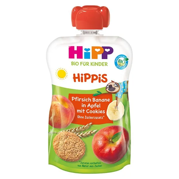 Mlečni dezerti HIPP voće i keks voćni pire 100g
