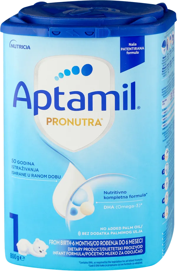 Mleko za bebe APTAMIL 1 800g PRONUTRA
