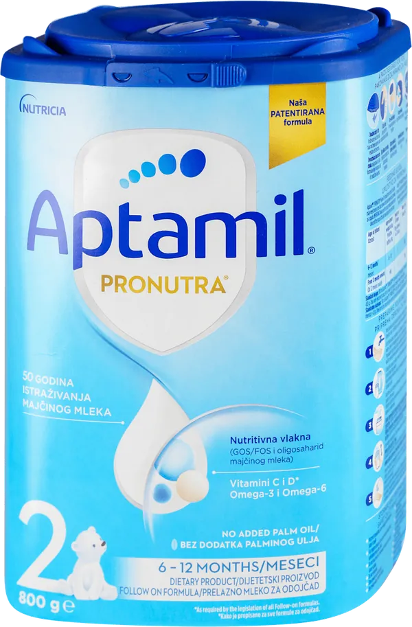 Mleko za bebe APTAMIL 2 800g PRONUTRA