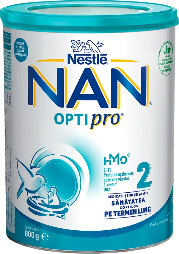 Mleko za bebe NESTLE NAN mleko Optipro 2, 6m, 800g