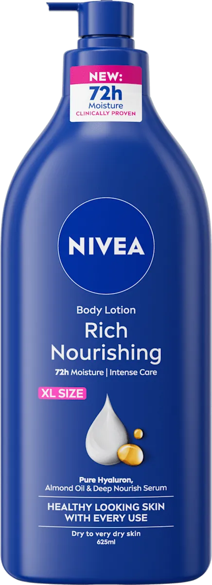 Mleko za telo hranljiv NIVEA Body 625ml