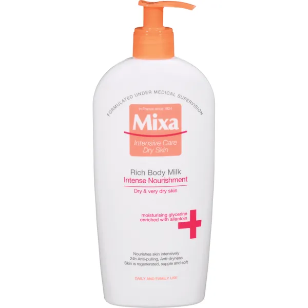 Mleko za telo MIXA Intenzivno hranljivo mleko za suvu i veoma suvu kožu 400 ml