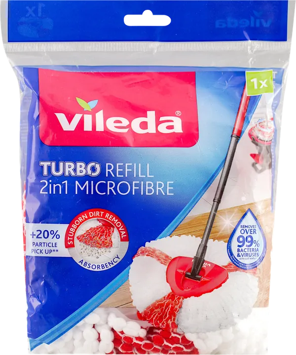Mop VILEDA turbo rezerva 2u1