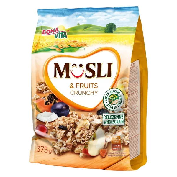 Musli BONAVITA Crunch sa voćem 375g