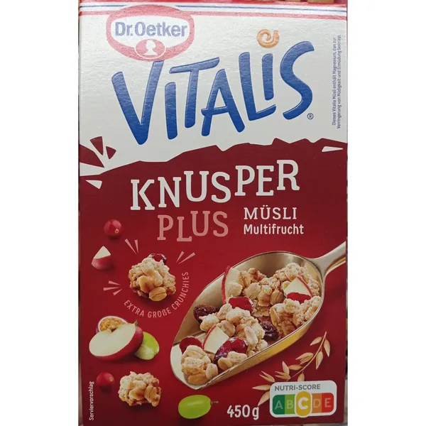 Musli VITALIS krispi plus voćni 450g