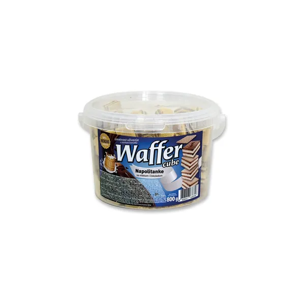 Napolitanke WAFFER mleko čoko kocka 800g