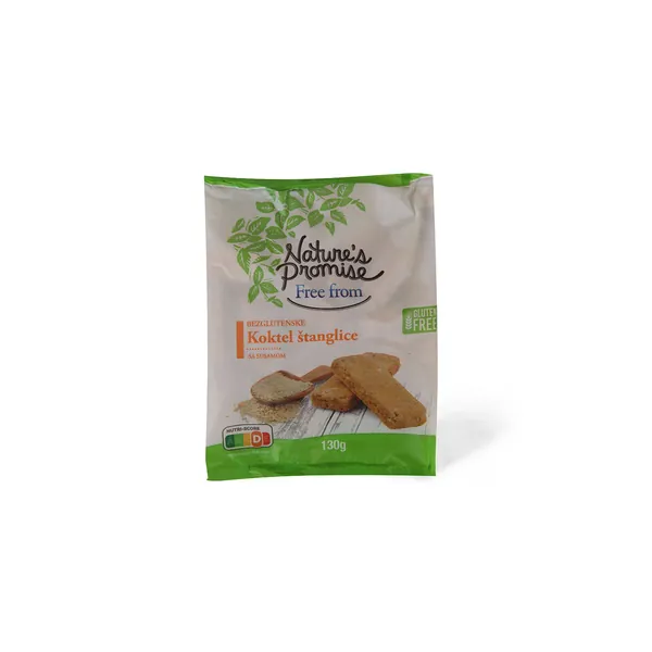 NATURE'S PROMISE Bezglutenske koktel štanglice 30g
