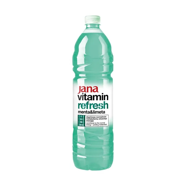 Negaz.voda sa ukus.JANA vit.Refresh menta lim. 1,5l