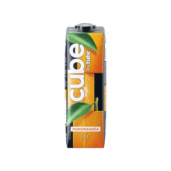 Negazirani sok CUBE By Tube pomorandža 1l